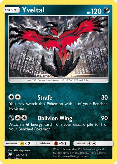Yveltal #54 Shining Legends