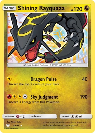 Shining Rayquaza #56 Shining Legends