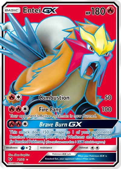 Entei GX #71 Shining Legends