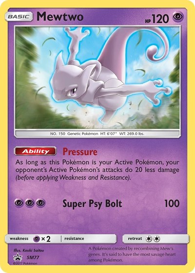 Mewtwo SM Promos #SM77