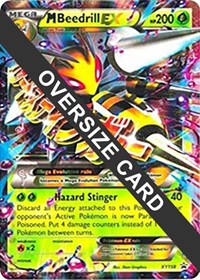 M Beedrill EX #XY158 Jumbo Cards