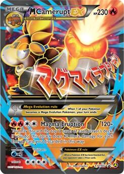 M Camerupt EX #XY198A Alternate Art Promos