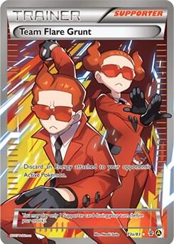 Team Flare Grunt #73A Alternate Art Promos