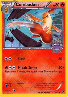 Combusken #13 League & Championship Cards