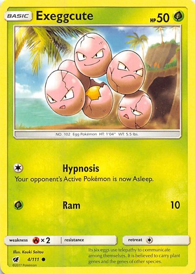 Exeggcute #4 SM - Crimson Invasion