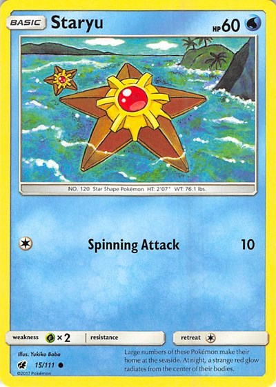 Staryu #15 SM - Crimson Invasion