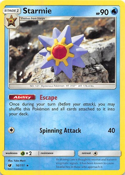 Starmie #16 SM - Crimson Invasion