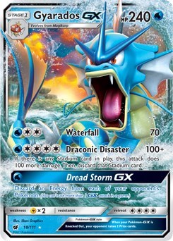 Gyarados GX #18 SM - Crimson Invasion