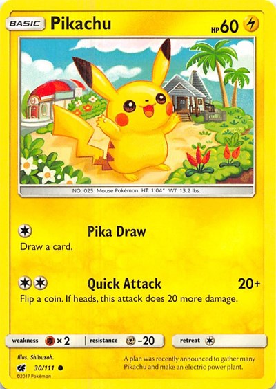 Pikachu #30 SM - Crimson Invasion