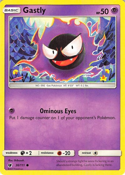 Gastly #36 SM - Crimson Invasion