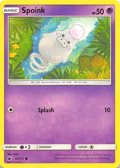 Spoink #41 SM - Crimson Invasion