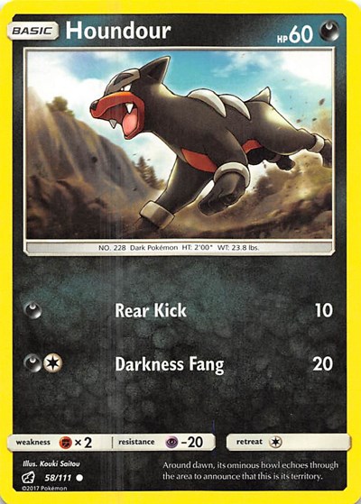 Houndour #58 SM - Crimson Invasion