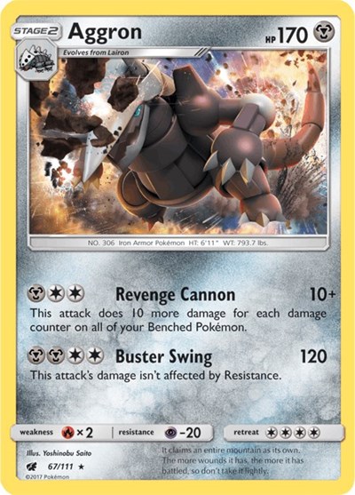 Aggron #67 SM - Crimson Invasion