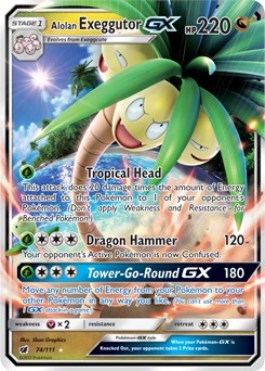 Alolan Exeggutor GX #74 SM - Crimson Invasion
