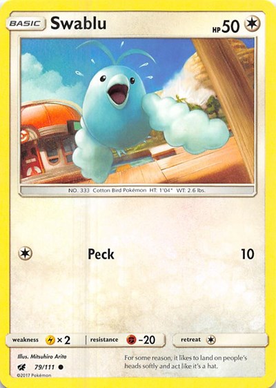 Swablu #79 SM - Crimson Invasion