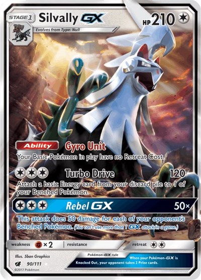 Silvally GX #90 SM - Crimson Invasion
