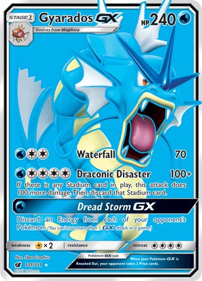 Gyarados GX #101 SM - Crimson Invasion