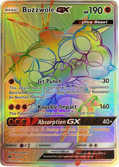 Buzzwole GX #115 SM - Crimson Invasion