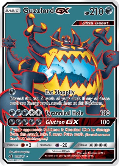 Guzzlord GX #105 SM - Crimson Invasion