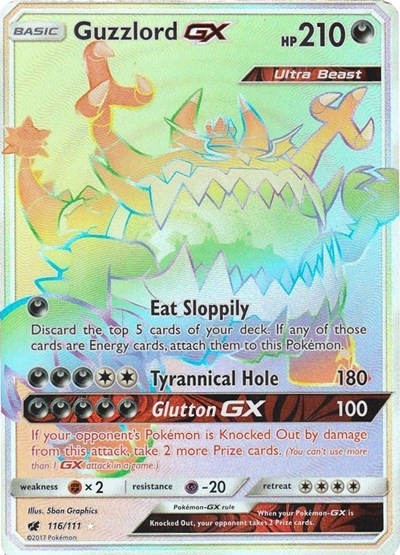 Guzzlord GX #116 SM - Crimson Invasion