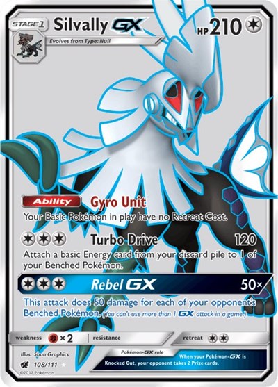 Silvally GX #108 SM - Crimson Invasion