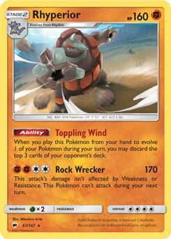 Rhyperior #67 Deck Exclusives