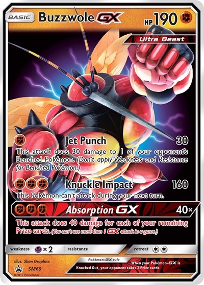 Buzzwole GX #SM69 SM Promos