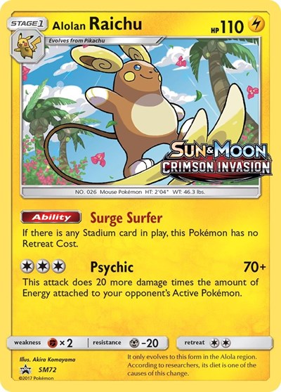 Alolan Raichu - SM72 #SM72 SM Promos
