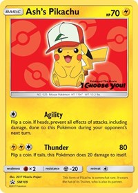 Ash's Pikachu #SM109 SM Promos