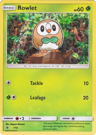 Rowlet #1 McDonald's Promos 2017