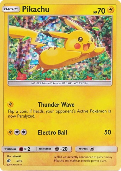 Pikachu #5 McDonald's Promos 2017
