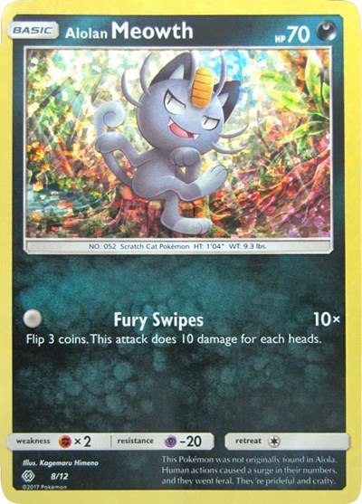 Alolan Meowth #8 McDonald's Promos 2017