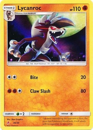 Lycanroc #30 SM Trainer Kit: Lycanroc & Alolan Raichu