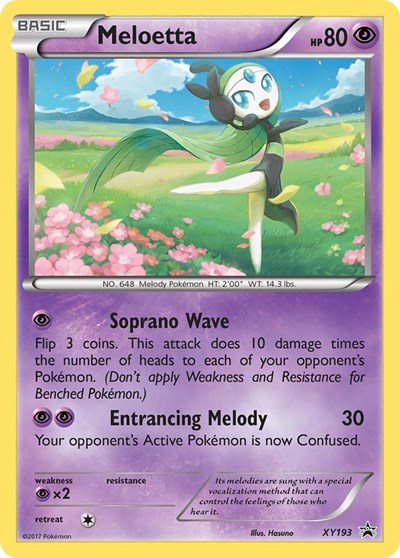 Meloetta XY Promos #XY193