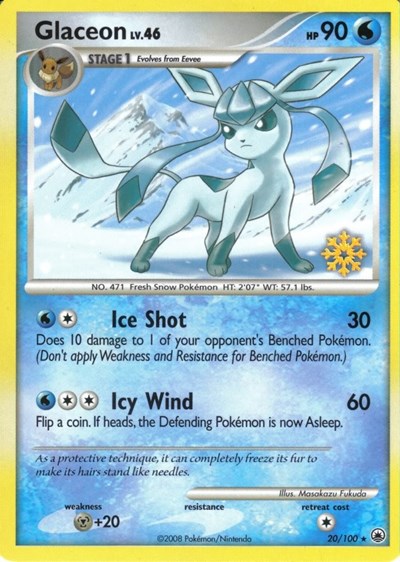 Glaceon #20 Countdown Calendar Promos