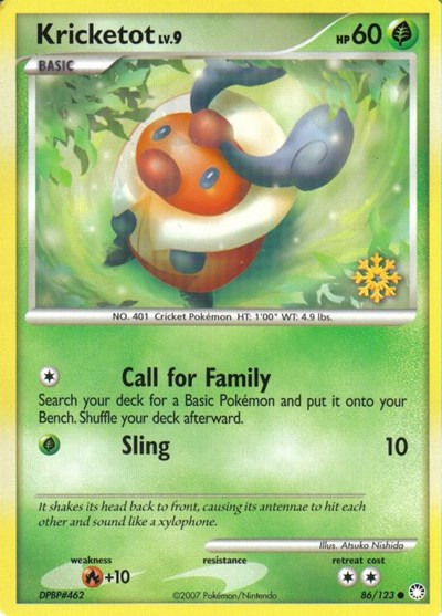 Kricketot #86 Countdown Calendar Promos