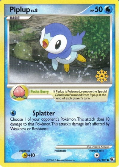 Piplup #72 Countdown Calendar Promos