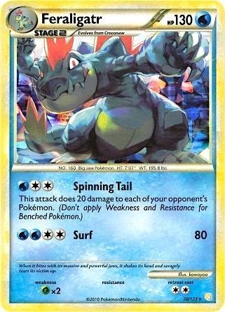 Feraligatr #20 Deck Exclusives