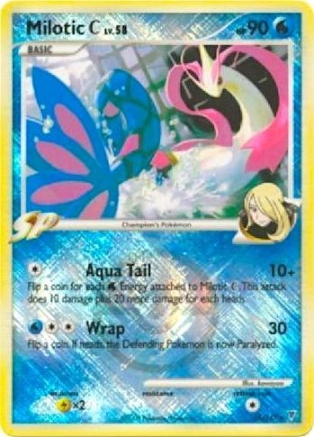 Milotic C #35 League & Championship Cards