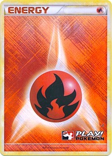 Fire Energy #promo League & Championship Cards