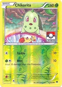 Chikorita #1 League & Championship Cards