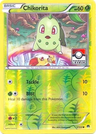 Chikorita #1 League & Championship Cards