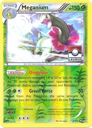 Meganium #3 League & Championship Cards