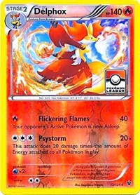 Delphox #13 League & Championship Cards