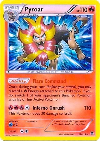 Pyroar #12 Blister Exclusives