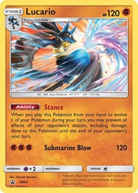 Lucario #SM54 SM Promos