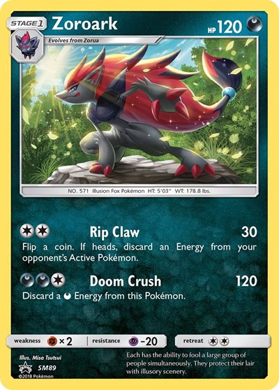 Zoroark SM Promos #SM89