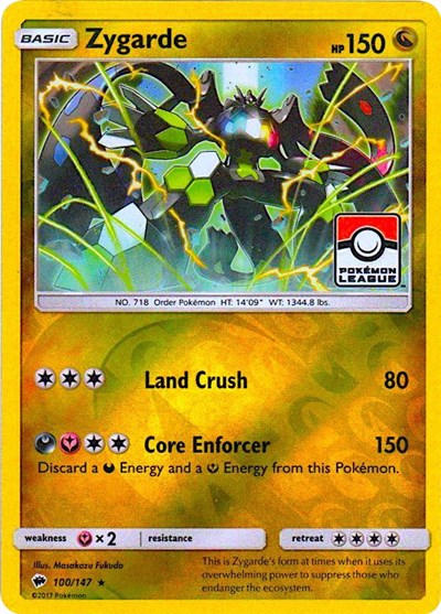 Zygarde League & Championship Cards #100