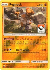 Regirock #53 League & Championship Cards