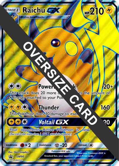 Raichu GX #SM90 Jumbo Cards